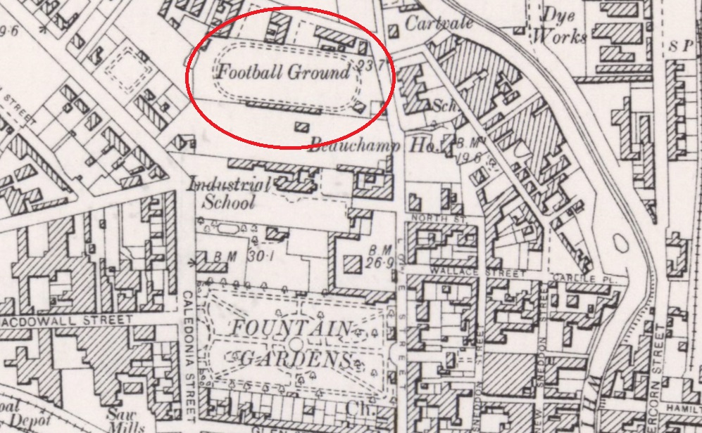 Paisley - St Mirren Park : Map credit National Library of Scotland